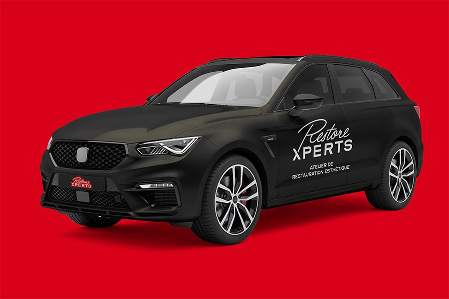 Habillage graphique d’une voiture d’entreprise